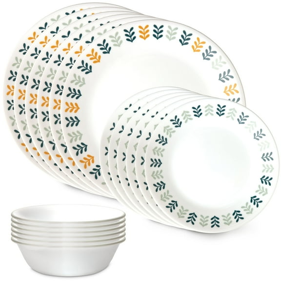 Corelle Anders 18-Piece Glass Dinnerware Set (Service for 6)