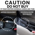 thumbnail image 5 of KMMOTORS Coin Box Side Pocket Black Console Side Organizer Seat Gap Filler Console Side Organizer Multi-Functional Storage (Black. Driver. With Cupholder), 5 of 5