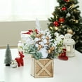 thumbnail image 7 of Uutvmp Simulated Potted Plant, Golden Decoration Christmas Small Box Desktop Decoration, Artificial Pot Plant for Wedding Holiday Indoor Xmas Party Decor, 7 of 7