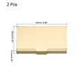 thumbnail image 2 of Professional Business Card Holder Aluminum Pocket Credit Card Case, Gold 2 Pack, 2 of 5