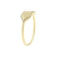 thumbnail image 4 of 14K Yellow Gold Diamond Name Plate Ring Size 7 0.11cttw, 4 of 9