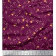 thumbnail image 1 of Soimoi Viscose Chiffon Fabric Dot,Leaves & Floral Artistic Print Fabric by The Yard 42 Inch Wide, 1 of 1