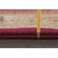 thumbnail image 4 of Sensation Traditional 5' x 7' Red and Beige Polypropylene Indoor Area Rug, 4 of 8
