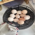 thumbnail image 3 of Almacenamiento de cocina, cesta de huevos de alambre de Metal, cubierta de pollo de granja, soporte for huevos/caja organizadora/contenedor, 3 of 6