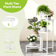 thumbnail image 2 of 5 Tier Metal Plant Stand for Indoor Plant Stand for Outdoor Foldable Tall Plant Shelf Heavy Duty Flower Stands Flower Pot Holder Plant Rack, 2 of 10