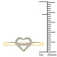 thumbnail image 2 of aaXia 10K Yellow Gold 1/20ct TDW Diamond Heart Ring, 2 of 5