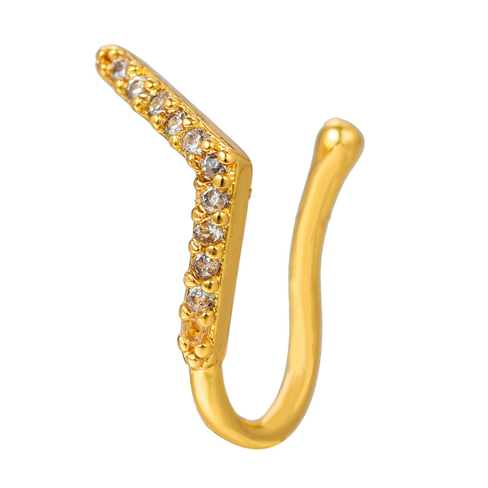 Septum Ring Temu Letter J Nose Ring Dengmore Nose Jewelry U Shaped