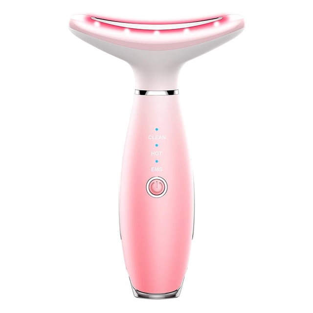 Máquina Eléctrica De Belleza Para El Cuello Con 3 Modos Y 3 Luces De Color, Removedor De Poros Faciales, Masajeador De Cuello Ergonómico Ems Para Mujeres En El Hogar Serendint CE003076-02