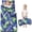 Football and Tire Blue Pattern, variant on Soccer and Triangle Gray Pattern Toddler Nap Mat with Pillow & Blanket, Soft Sleeping Mat for Preschool Daycare Travel Sleepovers