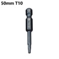 thumbnail image 1 of 1pc 50mm Blue Magnetic Torx Screwdriver Bits Set Electric Screwdriver T5-T40, 1 of 8