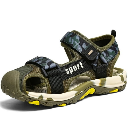 

Lopsie Boy s Sport Sandals Closed Toe Water Hiking Beach Outdoor Shoes