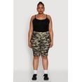 thumbnail image 2 of Womens Plus Size Trendy High Waisted Bermuda Shorts, 2 of 5