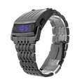 thumbnail image 4 of KALLORY 1Pack Mens Digital Watch with LED Display for Daily Use in Black, 4 of 6