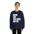 thumbnail image 3 of Postal worker Dad Fathers Day Birthday Ideas Sweatshirt, Gifts, Crewneck, 3 of 4