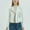 White, variant on Women's Motorcycle Zipper Easily Paired And Short Slim Fit Leather Jacket Winter Hood Heavy Jackets Heat Keep Jacket Hooded Jacket Women Climate Concepts Jacket Womens Leather And Wool Coat Mid Length