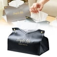thumbnail image 2 of Simple Pu Leather Tissue Box The Tissue Box Is Designed Reasonably and Suitable for Various Sizes of Tissue Bags. It Can Be Conveniently Placed on The Desktop to The S, Home Textile Storage, 2 of 9