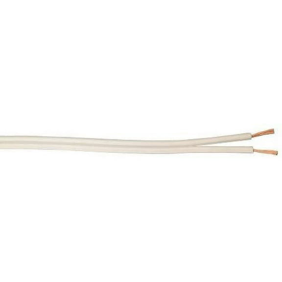 Coleman Cable 60000-66-01 18/2 SPT-1 Bulk Lamp Cord, 300-Volt 18-Gauge 250-Feet Spool, White by Coleman Cable