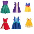 thumbnail image 4 of Camiseta interior sirena vestidos pequeños lindos niñas vestidos para niños ropa para niños, 4 of 5