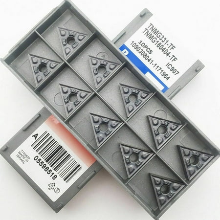 

Leke 10PC TNMG160404-TF IC907 / TNMG331-TF IC907 Carbide insert Mill index for MTJNR