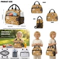 thumbnail image 5 of DISNIMO School Bag Set for Girls, Corgi Sunflower Print Large Capacity Backpack Lunch Box and Pencil Case Set for Primary Middle, 17 Inch Lightweight Bookbag for Travel Camping Picnic, 5 of 7