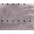 thumbnail image 4 of oneOone Georgette Viscose Fabric Ogee Ikat Decor Fabric Printed BTY 42 Inch Wide, 4 of 4