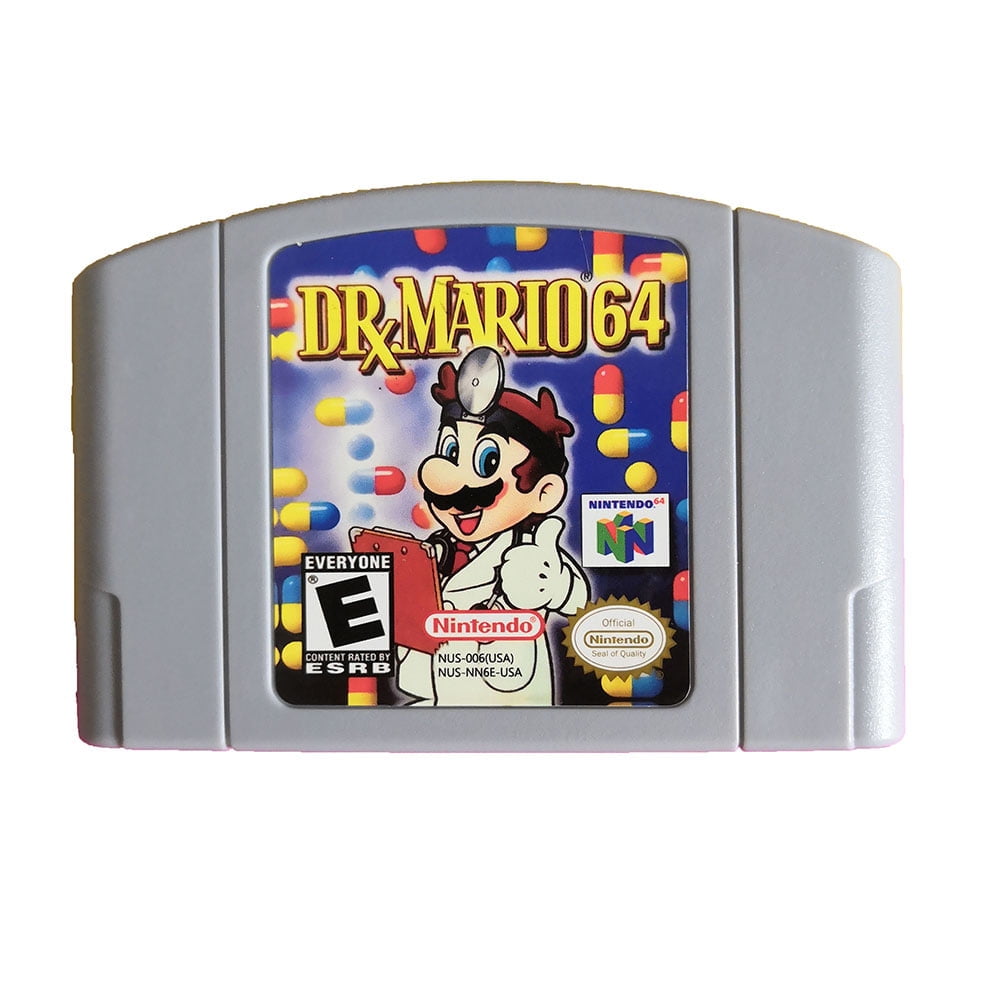 NINTENDO 64 - N64☆DR MARIO 64 海外版(国内本体動作不可)の