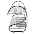 thumbnail image 2 of Dish Racks for Kitchen, Silver Multifunctional S-shaped Dual Layers Bowls & Dishes & Chopsticks & Spoons Collection Shelf Dish, 2 of 4
