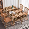 thumbnail image 5 of Nanqianyi Art Geometric Tablecloth,Waterproof Stain Resistant Rectangle Table Cover for Dining Kitchen,60x102 Inch, 5 of 6