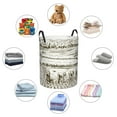 thumbnail image 6 of Fotbe Rice Harvest Laundry Basket with Handles, Waterproof Large Laundry Hamper, Wash Bag for Corner Dorm, Rolling Laundry Basket with Handles-Medium, 6 of 8