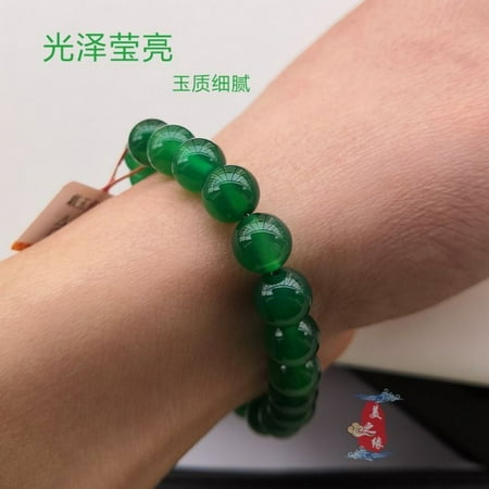 Jade Buddha Bead Jewelry Ice Agate Bracelet for Girlfriend
