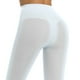 thumbnail image 5 of Leggings de baile blancos de punto sin costuras para mujer, de color liso y talla grande, sin amoníaco, 40D, coloridos, 5 of 6