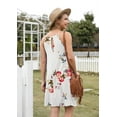 thumbnail image 5 of Airmenty Summer Dresses for Women Beach Floral Tshirt Sundress Sleeveless Casual Loose Tank Dress, 5 of 6