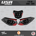 thumbnail image 3 of Kalair GFX Graphics Kit for Yamaha TTR50 (2006-2023) Usa Series, 3 of 5