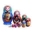 thumbnail image 1 of Siruishop 10Pcs Nesting Doll Cartoon Traditional Matryoshka Dolls for Office Gift Room, 1 of 8