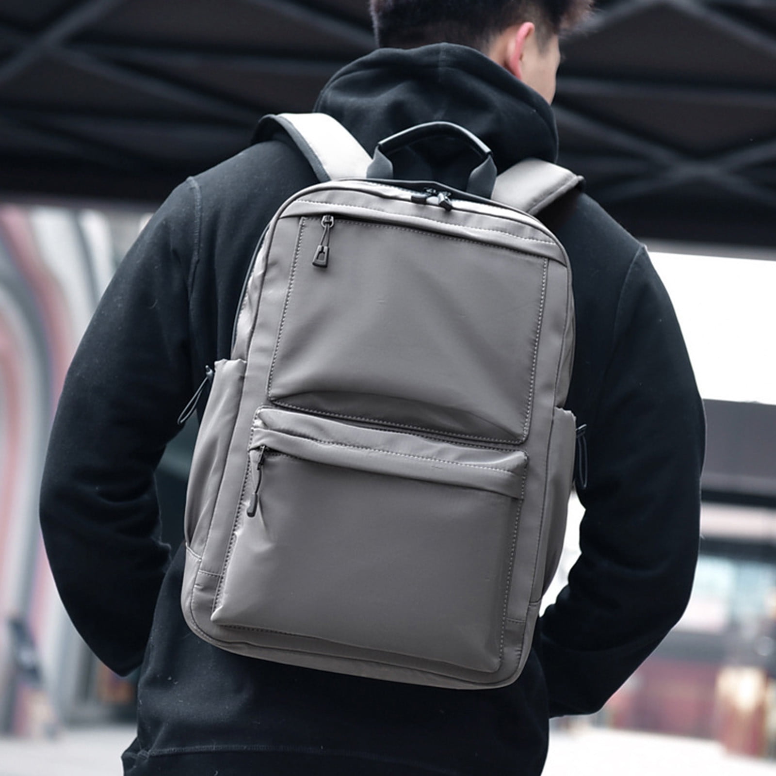 Urban Business Backpack, Laptop Travel Bag, Waterproof Material