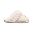 thumbnail image 2 of Pantuflas Nine West Scuff para Mujer Zapatillas de Casa Invierno Marfil, 2 of 6
