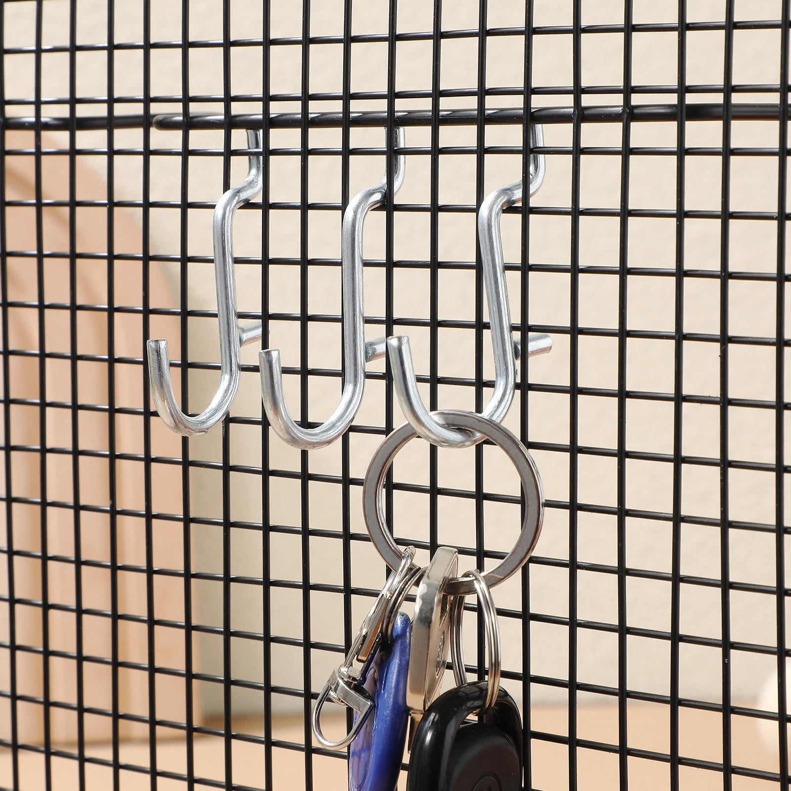 TABLZONE Heavy Duty Metal Pegboard Hooks - Storage Organizer for Home, Garage, Workshop Use