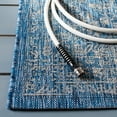 thumbnail image 5 of SAFAVIEH Courtyard Kebo Medallion Indoor/Outdoor Area Rug, Blue/Grey, 6'7" x 9'6", 5 of 10