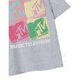 thumbnail image 2 of MTV Girls Colour Block Marl T-Shirt, 2 of 4