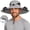 LIGHT GRAY, variant on Sun Hats for Men Women with 2 Solar Fans Wide Brim Fans Fishing Hat Water Resistant Breathable Mesh Outdoor Fishing Hiking Camping Hat with Adjustable Chin Strap
