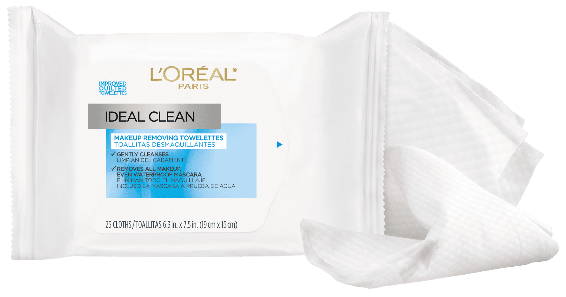 MP bison stemning L'Oreal Paris Ideal Clean Makeup Removing Towelettes Gently Cleanses -  Walmart.com