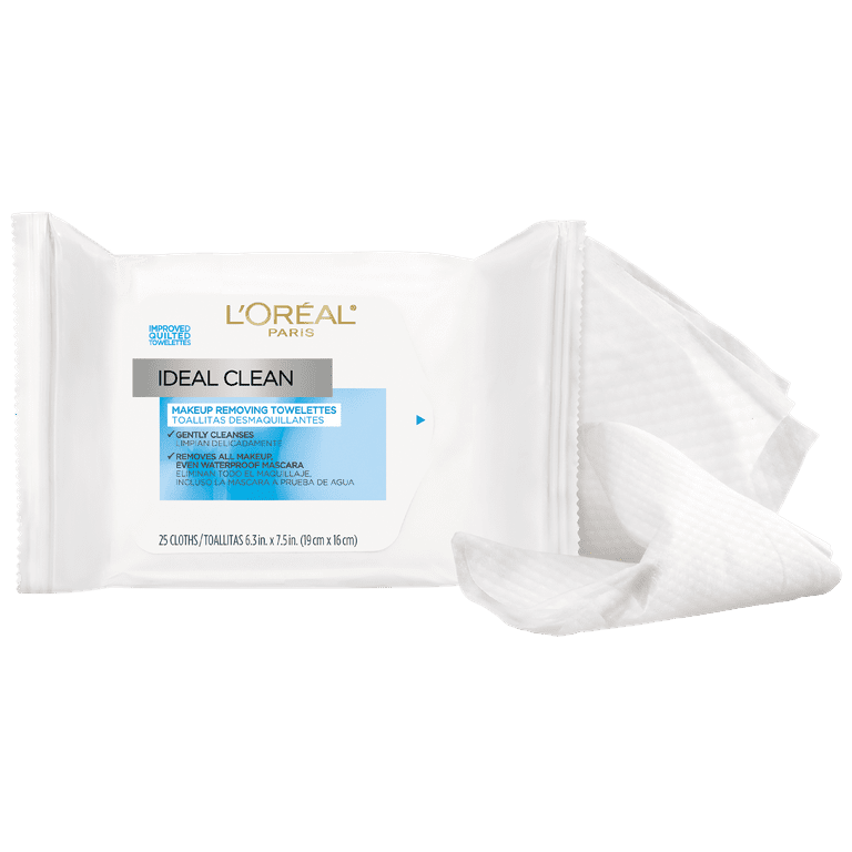 MP bison stemning L'Oreal Paris Ideal Clean Makeup Removing Towelettes Gently Cleanses -  Walmart.com