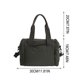 thumbnail image 3 of Bolsa de nailon de gran capacidad para gimnasio, viajes y uso diario: bolso bandolera con correa ajustable, múltiples bolsillos, ligero y duradero., 3 of 5