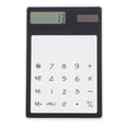 thumbnail image 1 of CIMAXIC Unique Transparent Touch Panel Design Solar Powered Calculator (Black),4.69"X3.19"X0.2", 1 of 4