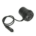 thumbnail image 2 of Black Car Inverter 150W DC 12‑24V to AC 110V‑220V Converter 2 USB Port Power Adapter for Automobile, 2 of 14
