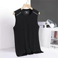 thumbnail image 5 of WTXUE Undershirts Sleeveless, Crew Neck Shirts for Men Oversized Loose Wicking Sweatshirt Quick D Cotton Solid, Big and Tall Shirts Muscle Shirts | Activewear for Men Black 4XL, 5 of 9