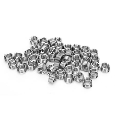 

50Pcs Thread Inserts Male Female Reducing Nut Repair Tool Stainless Steel M5/16181D