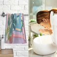 thumbnail image 7 of Yayeee 100% Cotton Hand Towels for Bathroom 16" x 28" Soft Absorbent Kitchen Towel, Sea Boat, 7 of 7