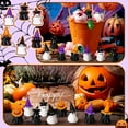 thumbnail image 6 of Halloween Mini Resin Ghost Figurines with Hat, Tiny Resin Miniature Ghost Figurines Bulk Small Garden Toys to Hide for DIY Garden Landscape Dollhouse Decor Party Favors Bag Fillers, 1 Set/6 Pcs, 6 of 7