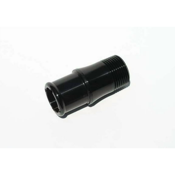 Meziere WP1125S 1.25 in. Engine Coolant NPT to Water Pump Hose Fitting, Black
